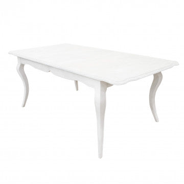 Tavolo allungabile legno bianco 160-200 x 100 cm peso 57 kg