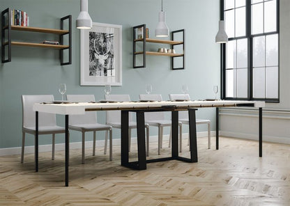 Itamoby Consolle estensibile Asia 90x40/288 cm con struttura in antracite