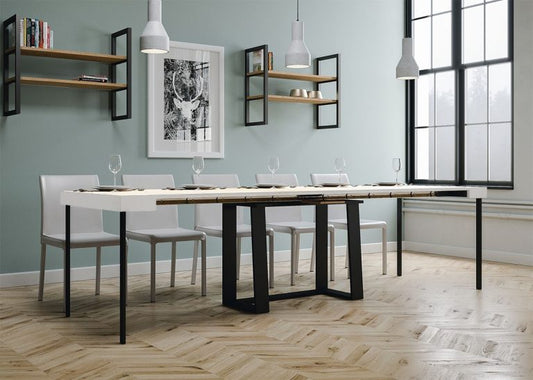 Itamoby Consolle estensibile Asia 90x40/288 cm con struttura in antracite