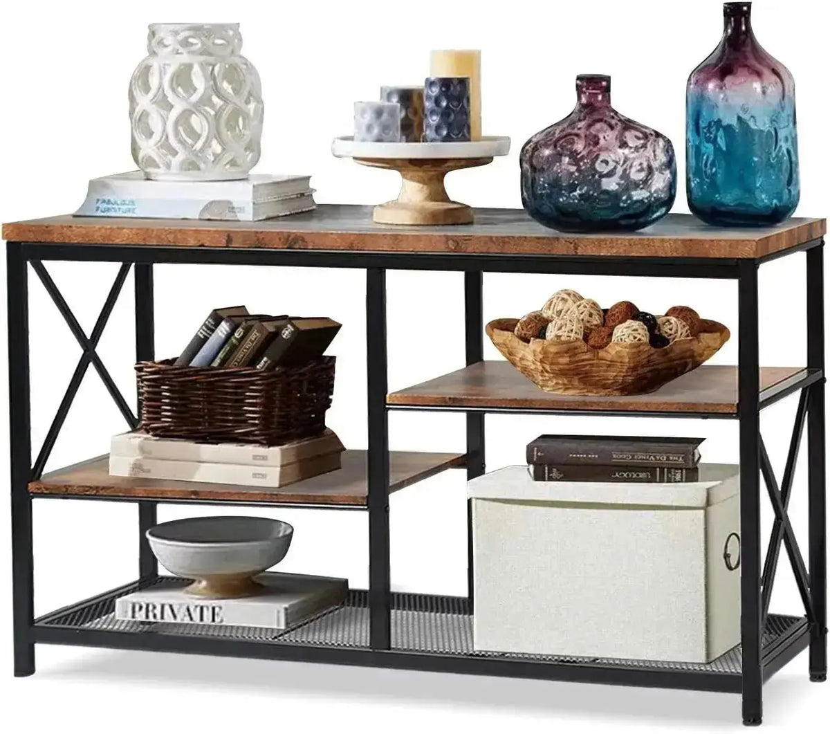 Contromobile industrial 140x35x80h Set di mobili per cucina e sala da pranzo Hobby Shop Solution   