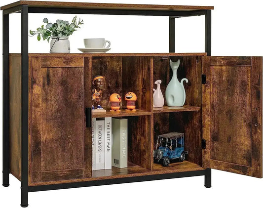 Contromobile industrial cm. 120x35x80h Set di mobili per cucina e sala da pranzo Hobby Shop Solution   