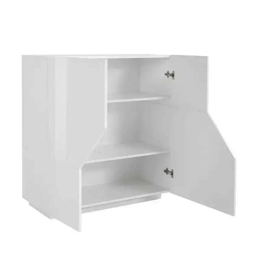 Credenza Alien Highboard 100 x 43 x 106 cm - Bianco Laccato Credenze Italy Web forniture   