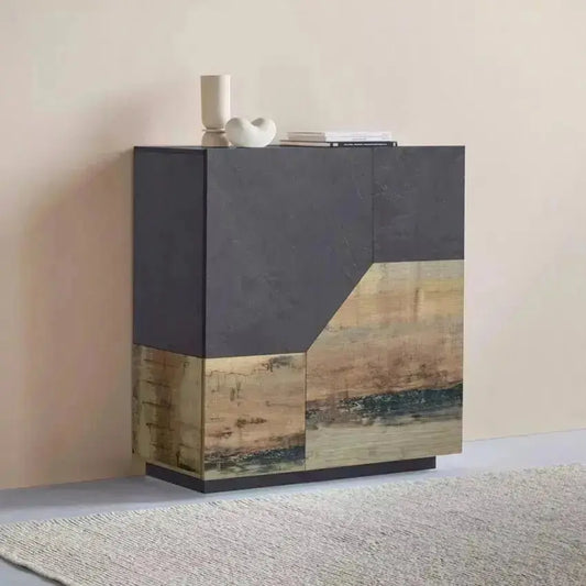 Credenza Alien Highboard in Bianco Laccato e Legno di Pero - Dimensioni 100 x 43 x 106 cm Credenze Italy Web forniture   
