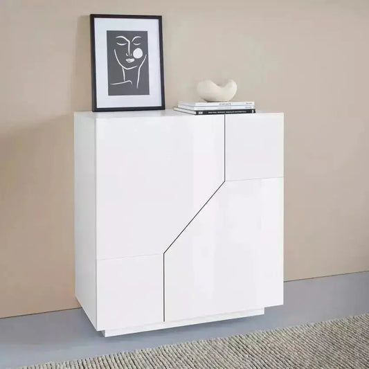 Credenza Alien Sideboard 80 Bianco Laccato - Mobile elegante dalle dimensioni 79,2 x 43 x 86 cm Credenze Italy Web forniture   