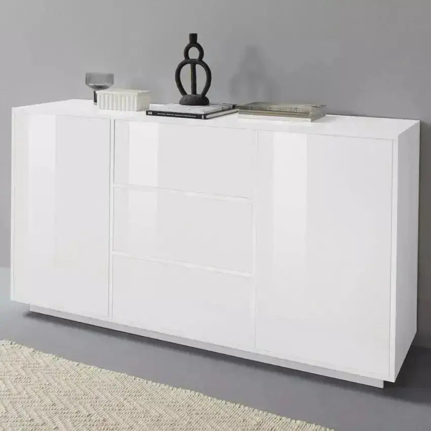 Credenza Bloom Sideboard Bianco Laccato 160 x 41,4 x 86 cm Credenze Italy Web forniture   