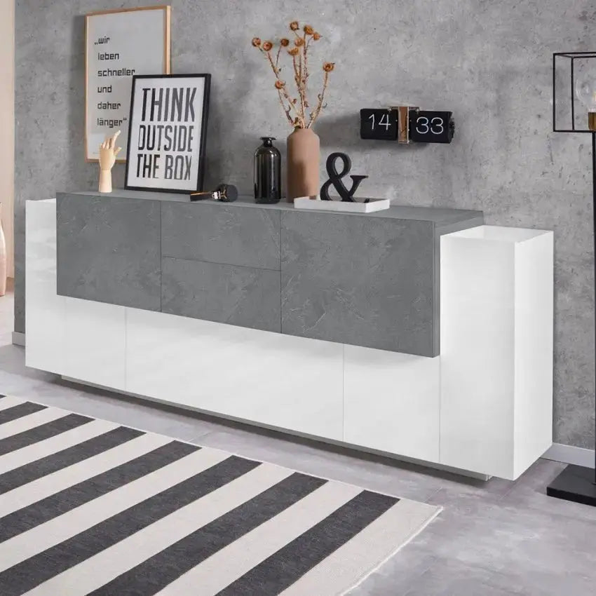 Offerta La Credenza Da 1 Anta E 6 Cassetti Metis Tro