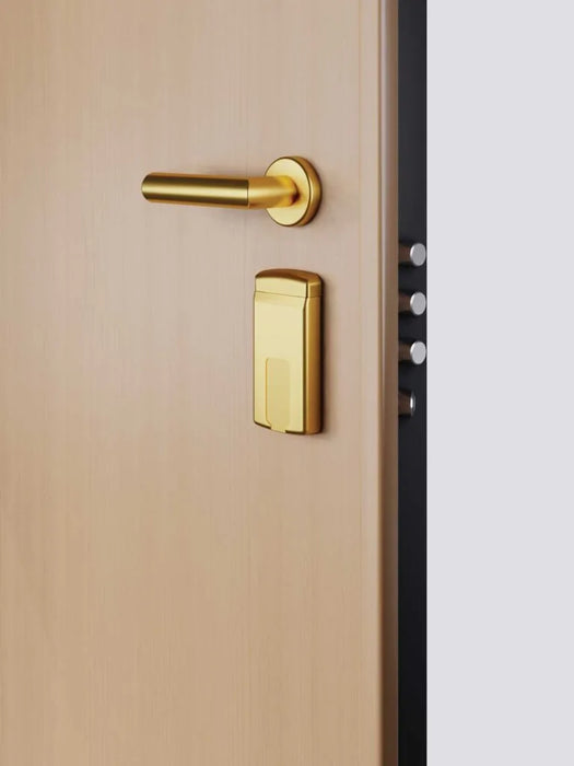 Piastra Magnetica Doppia Minimag con Sistema di Sicurezza Antifurto in Ottone Giallo 15x55