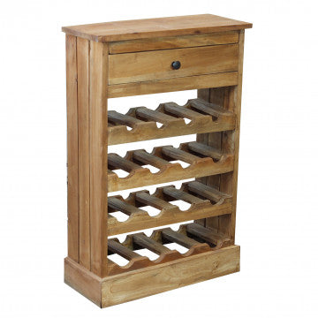 Cantinetta in legno di mogano 50x22x77,5 cm colore marrone
