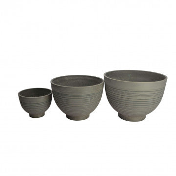 Vaso grande in fibra sintetica, diametro 45 cm, altezza 32 cm