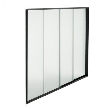 Laterale Vetro Pergola Bioclimatica 370x238 cm Grigio