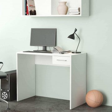 Porta PC Tom Bianco Truciolare 90x45x74h cm