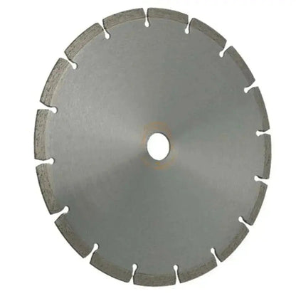 Disco segmentato Forza UNI 115x2,0 mm senza etichetta, ideale per smerigliatrici e taglio materiali edili, foro centrale standard.