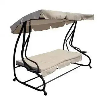 Dondolo Letto JIM: Relax in Beige Opaco, Dimensioni cm 202 x 114 x 169 h Altalene e dondoli Hobby Shop Solution   