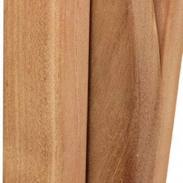 Sdraio in teak e corda, dimensioni 102x65x85 cm, colore marrone chiaro