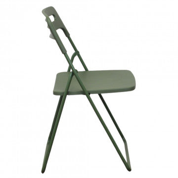 Sedia impilabile in polipropilene - 40x43x78 cm - Verde