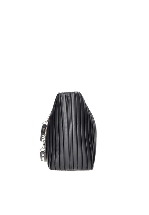 Borsa Shopping Patti In Ecopelle Plissettata Cult Con Chiusura A Cerniera E Manici Dimensioni 49x28x16 Cm