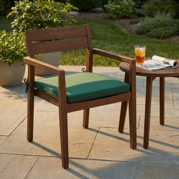 Cuscino seduta sfoderabile idrorepellente poliestere 45x50x4 cm