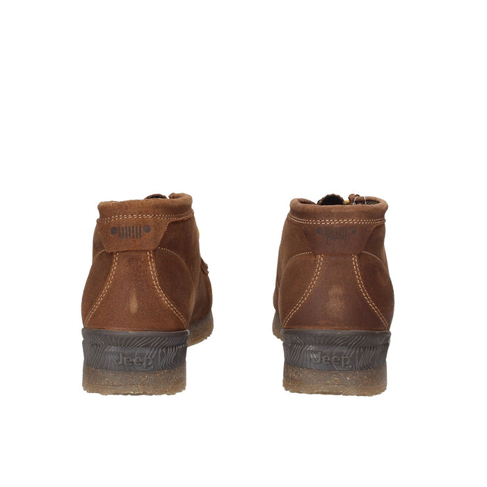 Polacchino Bantam Jeep JM32080A Nabuk Chiusura Con Lacci Sottopiede Imbottito In Pelle Fondo In Gomma