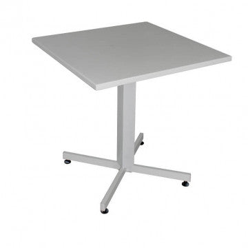 Tavolo quadrato 70x70 cm, struttura in acciaio con trattamento antiruggine