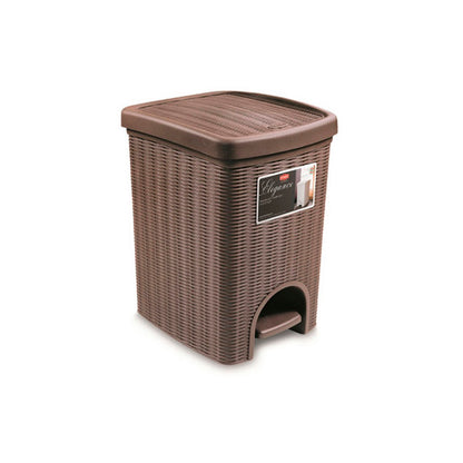 Pattumiera da cucina 20L – Effetto midollino, vari colori