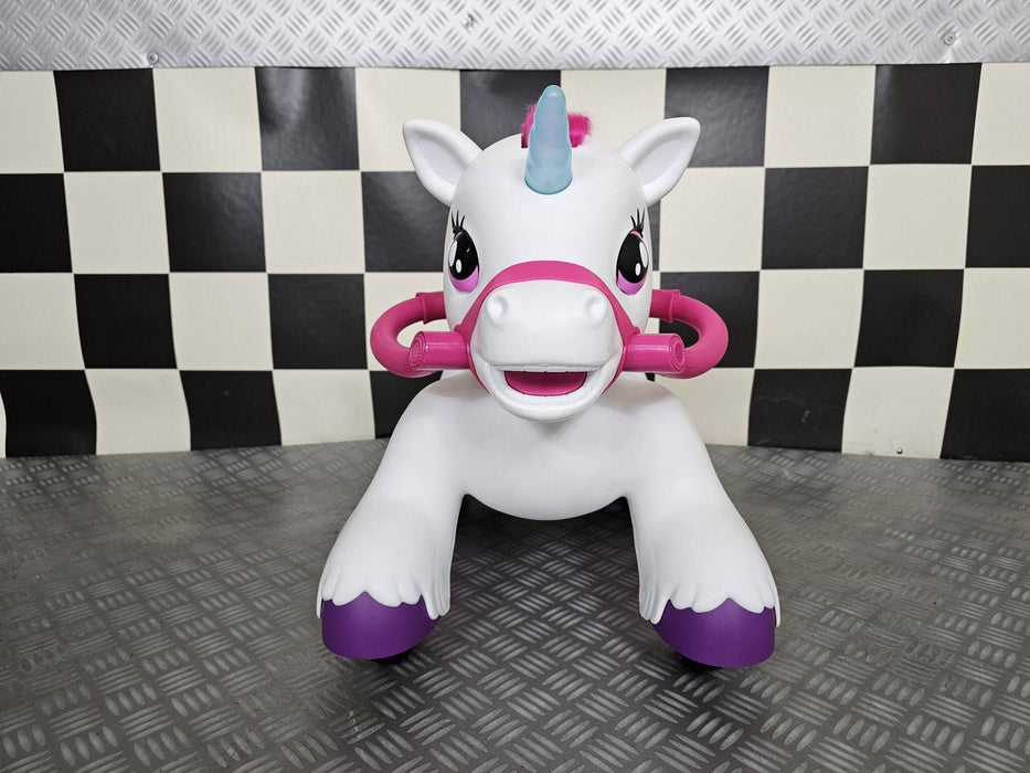 Pony Elettrico Unicorno 12 V per Bambini – Bianco