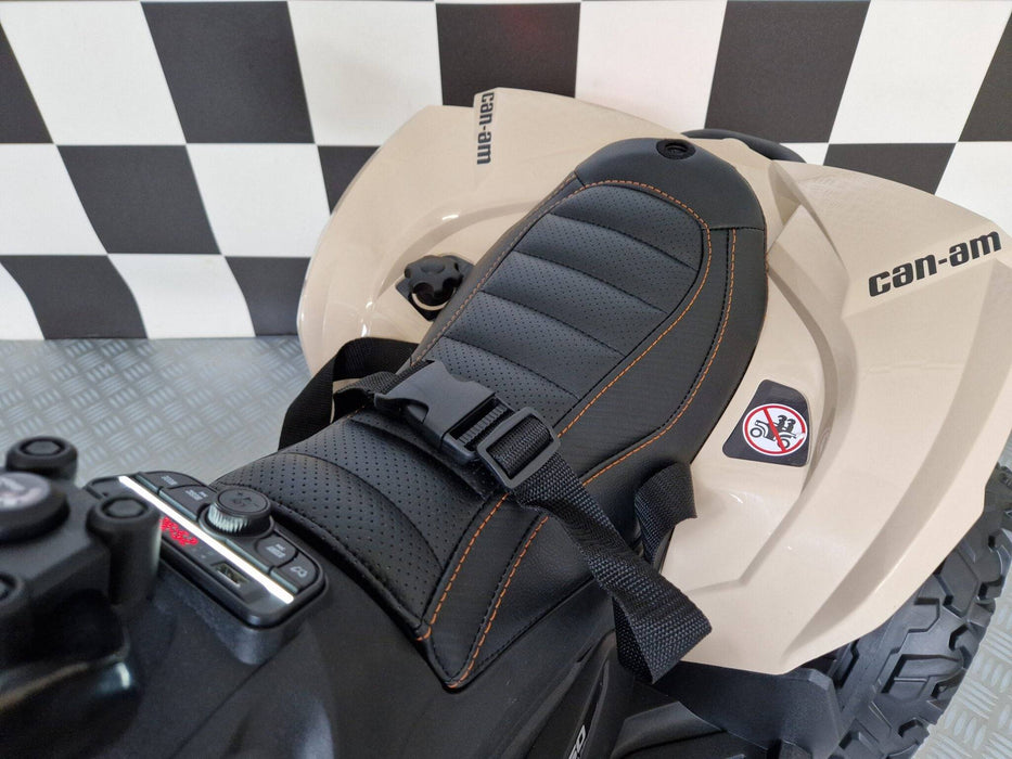 Quad Elettrico per Bambini Can-Am Maverick 24 V – Colore Cachi