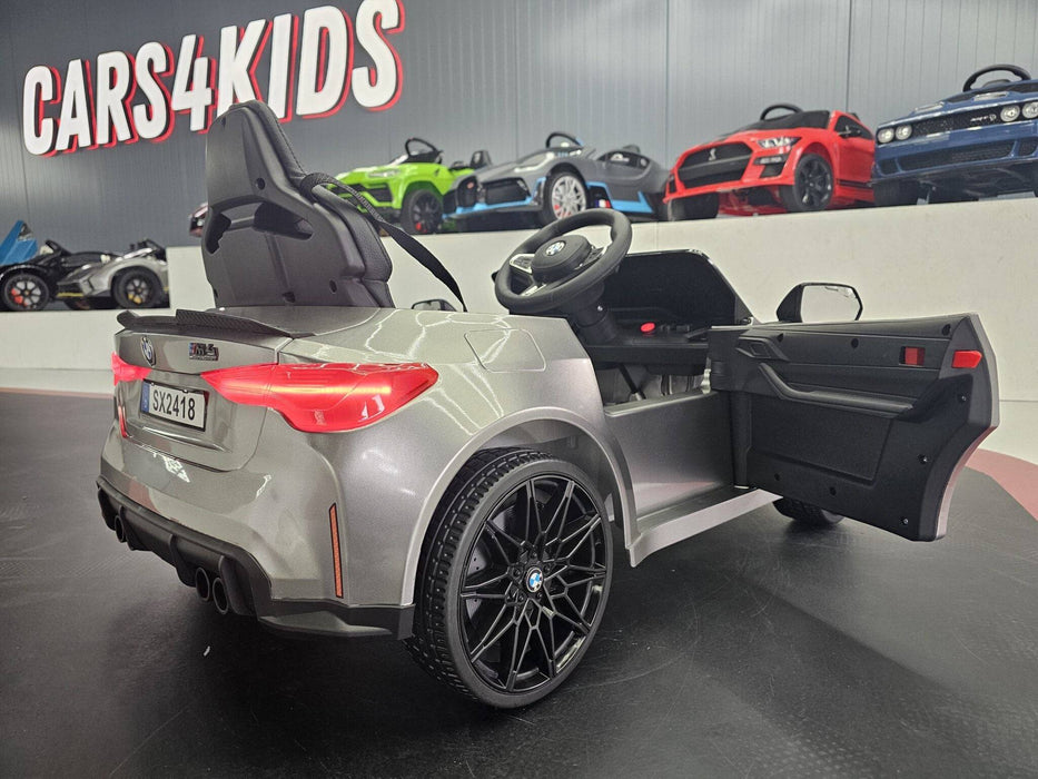 Auto Elettrica per Bambini BMW M4 12 V – Grigio Metallizzato