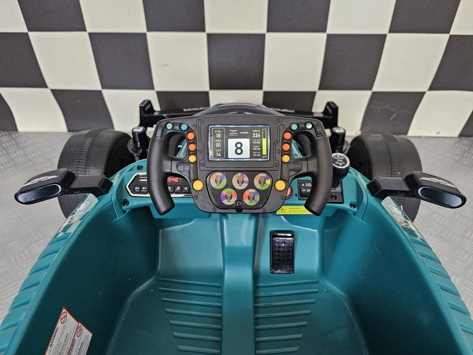 Auto Elettrica per Bambini Aston Martin F1 24 V – Verde