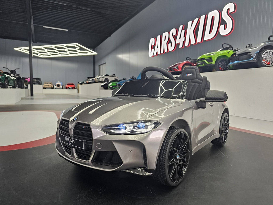 Auto Elettrica per Bambini BMW M4 12 V – Grigio Metallizzato