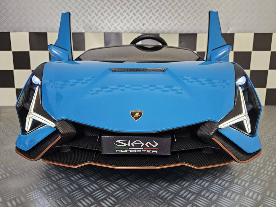 Auto Elettrica per Bambini Lamborghini Sian 24 V – 2 Posti – Blu