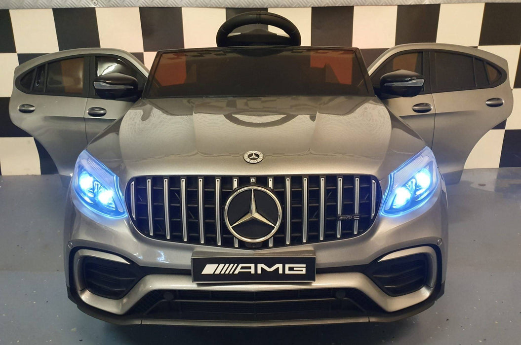 Auto Elettrica per Bambini Mercedes GLC 63 AMG 12 V – Grigio Metallizzato