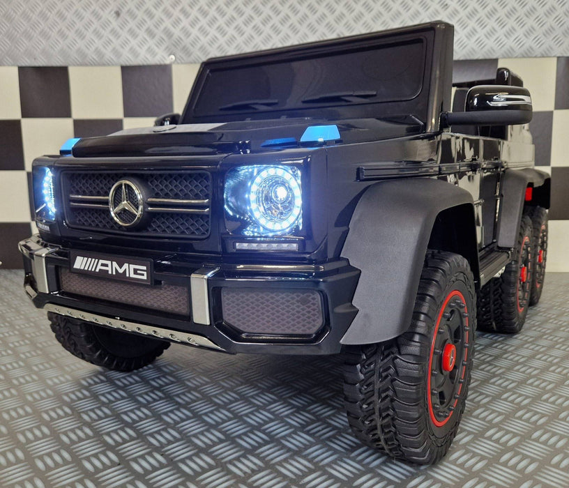 Auto Elettrica per Bambini Mercedes G63 AMG 6×6 12 V – Nero Metallizzato