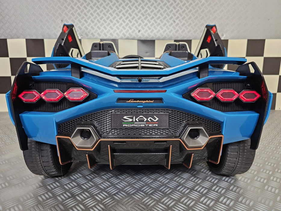Auto Elettrica per Bambini Lamborghini Sian 24 V – 2 Posti – Blu