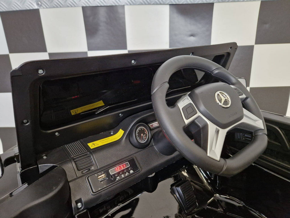 Auto Elettrica per Bambini Mercedes G63 AMG 6×6 12 V – Nero Metallizzato
