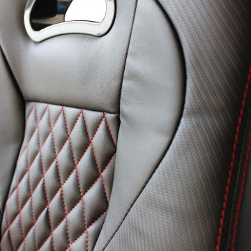 Poltrona gaming in poliuretano nero, 71x71,5 cm, altezza regolabile 115-125 cm