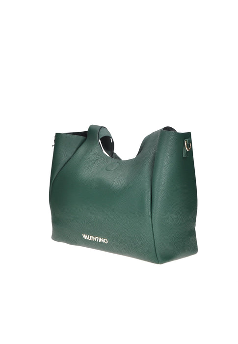 Valentino Bags Shopping Futura Borsa A Spalla In Ecopelle Con Chiusura A Cerniera E Due Tasche Interne 35x27x14 Cm