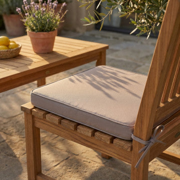 Cuscino seduta sfoderabile idrorepellente poliestere 50x45 cm