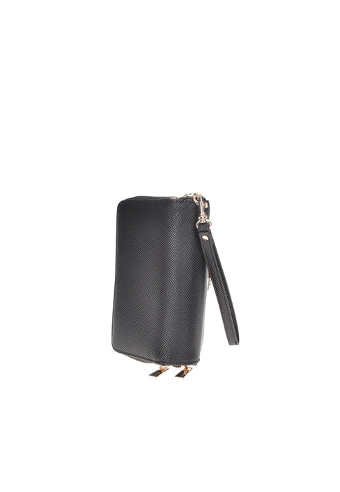 Portafoglio GUESS Laurel In Ecopelle Con Doppia Cerniera Logo Frontale E Lungo Tira Zip 14x9x3 Cm