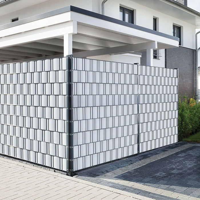 Fascia Frangivista in PVC 19x350 cm – Bianca RAL9010