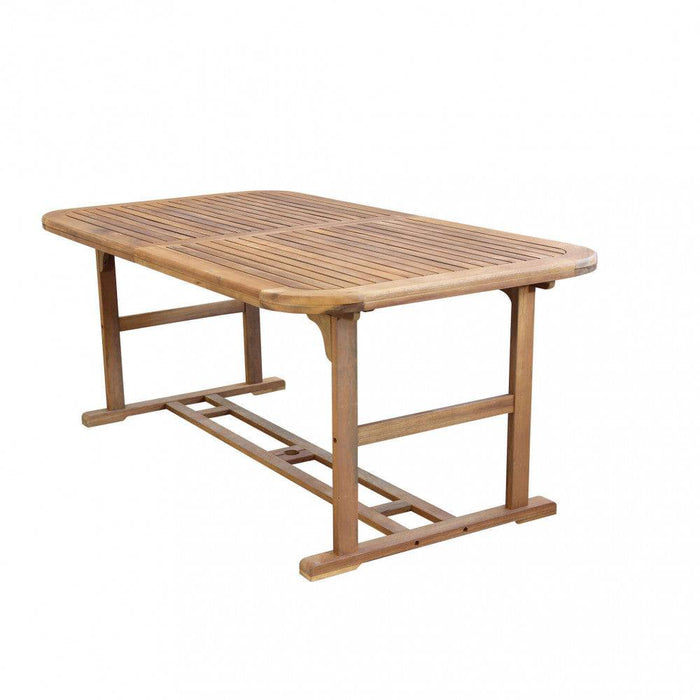 Tavolo Rettangolare Allungabile Acacia 180/240x100 cm