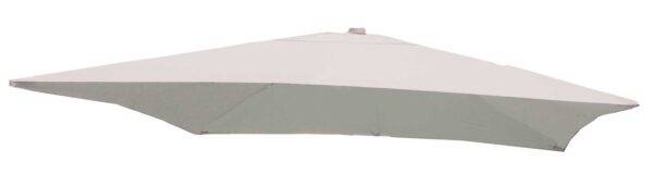 Telo sostitutivo ecru per ombrelloni DeLuxe, ideale per rinnovare ombrelloni da esterno. Compatibile con diverse dimensioni e design eleganti.