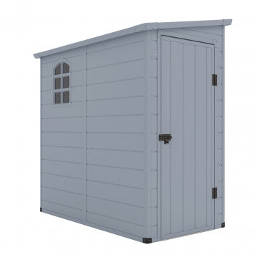 Casetta in plastica con finestra, dimensioni 111 x 191 x 194 cm