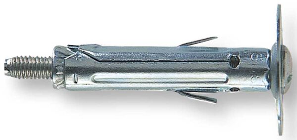 Tassello in acciaio 9x45 mm con vite e rondella inclusi - 100 pezzi