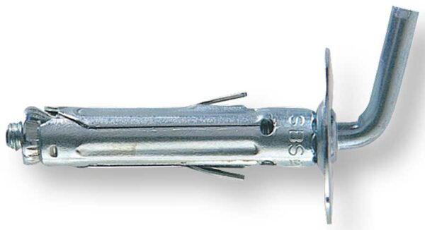 Tassello Acciaio con Gancio corto 'SBS' 9x45 (PZ.100)