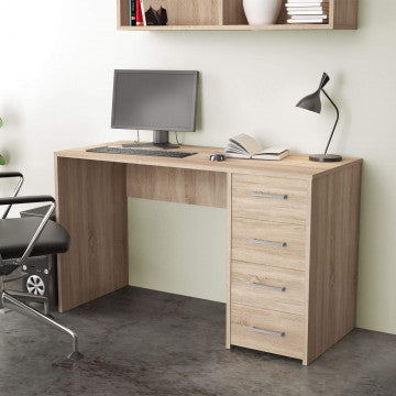 Porta PC Quercia Chiaro 120x50x74h cm