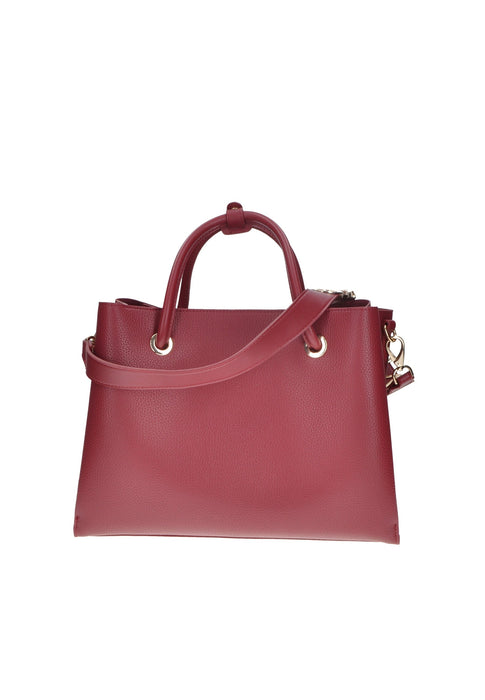 Shopping Alexia In Ecopelle Con Logo Minimal Sul Frontale Valentino Bags Misure 27x35x14 Cm Tracolla Rimovibile