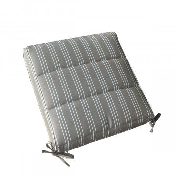 Cuscino seduta sfoderabile idrorepellente poliestere 40x40x8 cm