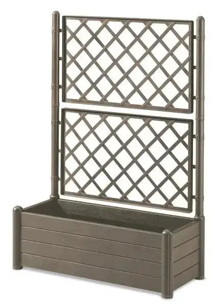Fioriera Con Spalliera 100X43X142H Fioriere STEFANPLAST MOKA  