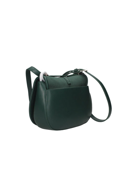 Borsa A Spalla Artemisia In Velluto Con Chiusura A Patta E Charm Lucchetto Frontale Dimensioni 25x20x7 Cm Di V73