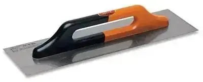Frattone a due mani 814 due misure in acciaio con manico in legno saldato, design tedesco, dimensioni 100 x 480 mm.